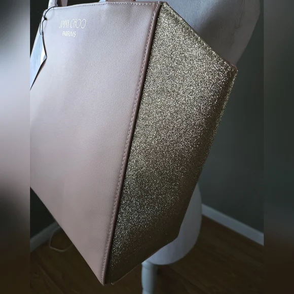 Jimmy Choo Parfums tote Light Pink/Gold - Picture 3 of 7